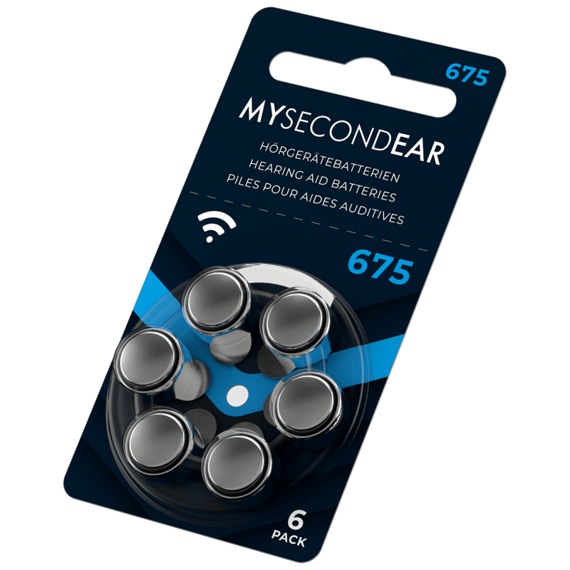 MySecondEar Hörgerätebatterien MySecondEar Hörgerätebatterien 675