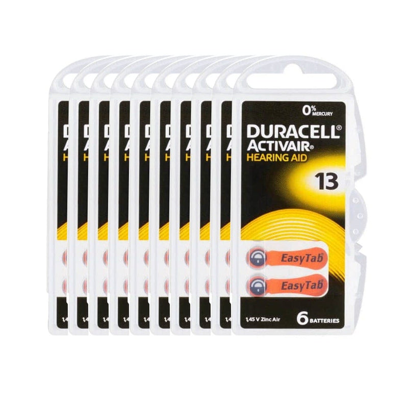 Duracell Activair Hearing Aid Batteries 13