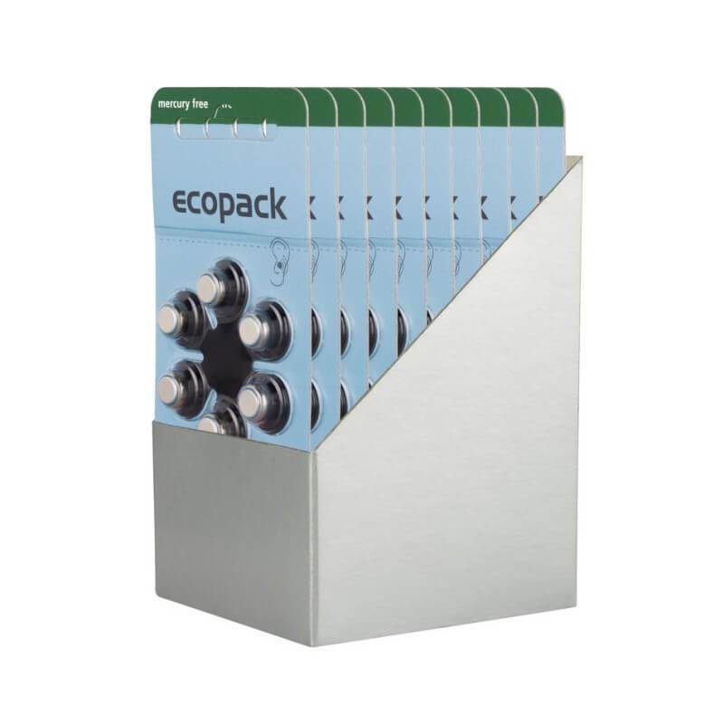 Ecopack Zubehör 60 Stück Hörgerätebatterien Ecopack 13