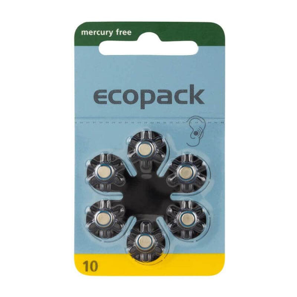 Ecopack Zubehör Hörgerätebatterien Ecopack 10